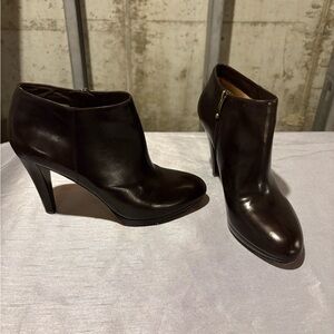 Via Spiga Dark Brown Heeled Boots